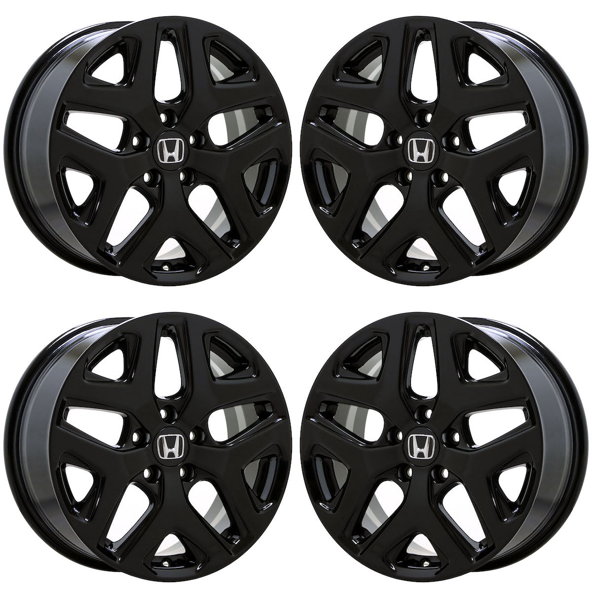 17" Honda HR-V Gloss Black wheels rims Factory OEM Set 64076